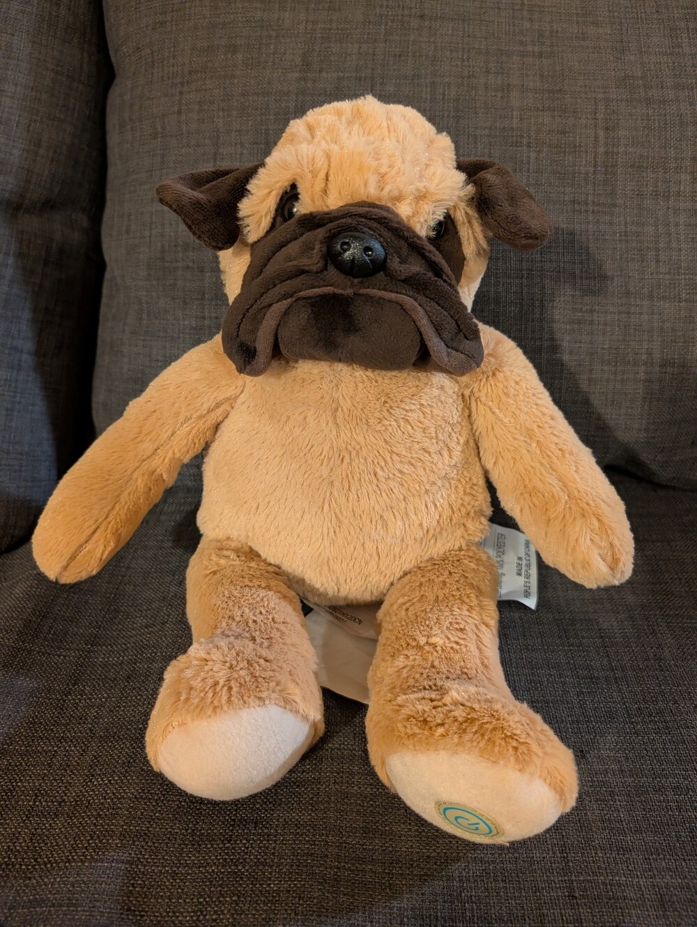 Huggable Pug Vibrating Massage Buddy!